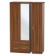 Avondale 3 Door 2 Drawer Mirrored Wardrobe