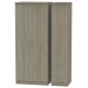 Avondale 3 Door 2 Small Drawers Wardrobe
