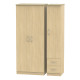 Avondale 3 Door 2 Small Drawers Wardrobe