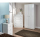 Aberdeen Tall 3 Door Wardrobe