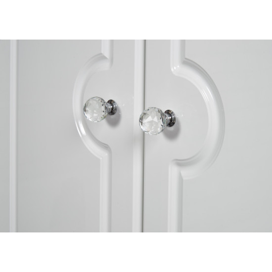 Balmoral Tall 4 Door Wardrobe Furniture Ready Assembled