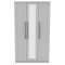 Kingston 3 Door Mirrored Wardrobe 