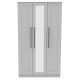 Kingston 3 Door Mirrored Wardrobe 