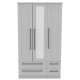 Kingston 3 Door 4 Drawer Mirrored Wardrobe