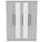 Kingston 4 Door Centre Mirrored Wardrobe 