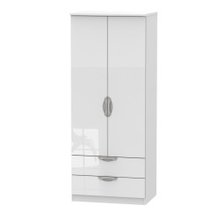 Canterbury 2 Drawer Wardrobe