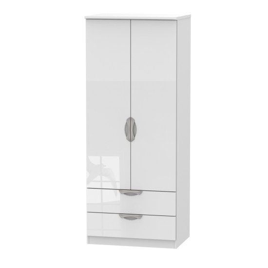 Canterbury 2 Drawer Wardrobe