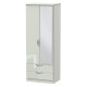 Canterbury Tall 2 Drawer Mirror Wardrobe