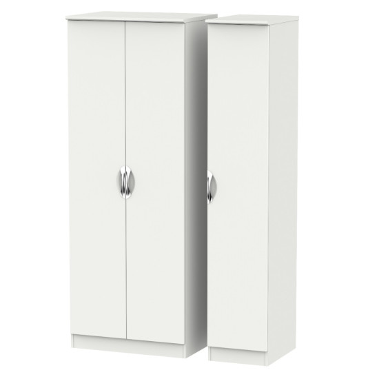Canterbury Tall 3 Door Wardrobe