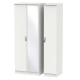 Canterbury Tall 3 Door Mirror Wardrobe