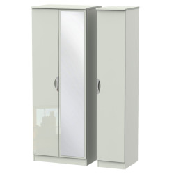 Canterbury Tall 3 Door Mirror Wardrobe
