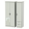 Canterbury Tall 3 Door 2 Small Drawer Wardrobe
