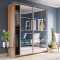 Carolina Shetland Oak 180cm Sliding Wardrobe