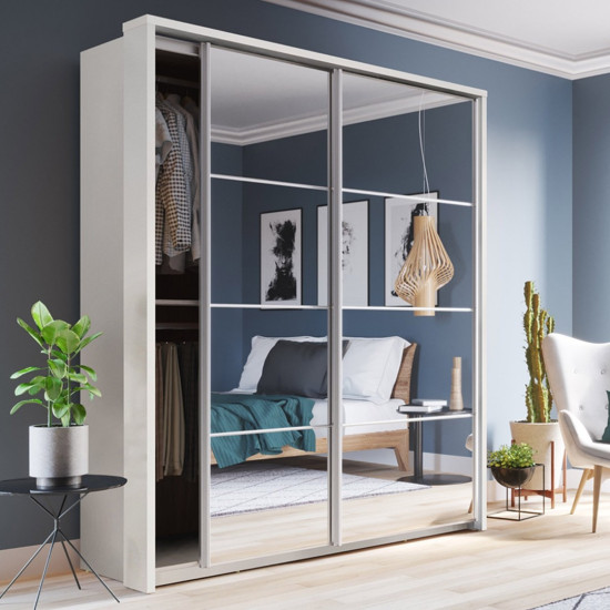 Carolina Shetland Oak 180cm Sliding Wardrobe