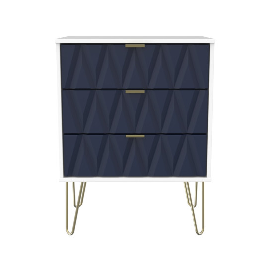 Jewel 3 Drawer Midi Chest