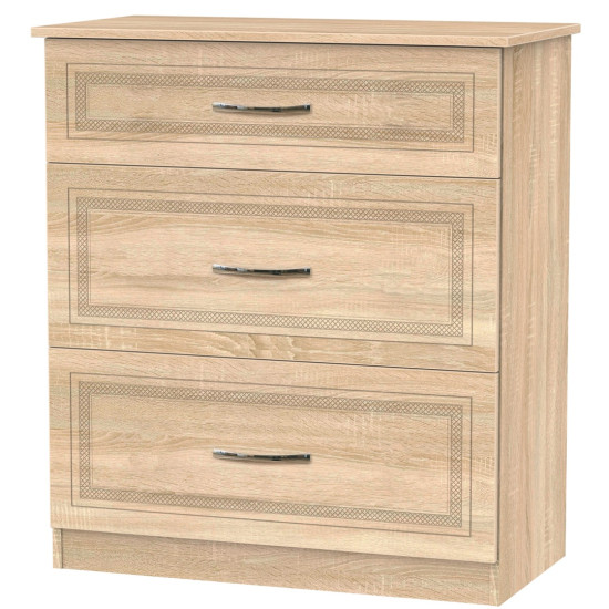 Lulworth 3 Drawer Deep Chest