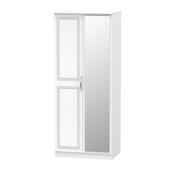 Lulworth 2 Door Mirror Wardrobe