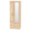 Lulworth 2 Drawer Mirror Wardrobe