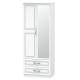 Lulworth 2 Drawer Mirror Wardrobe