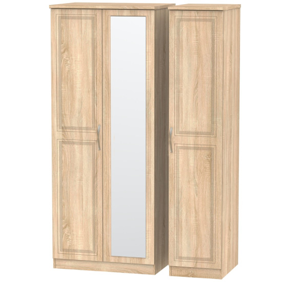 Lulworth 3 Door Mirror Wardrobe