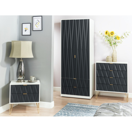Jewel 2 Drawer Midi Chest