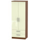 Michigan Tall 2 Drawer Wardrobe