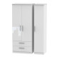 Michigan 3 Door 2 Drawer Wardrobe