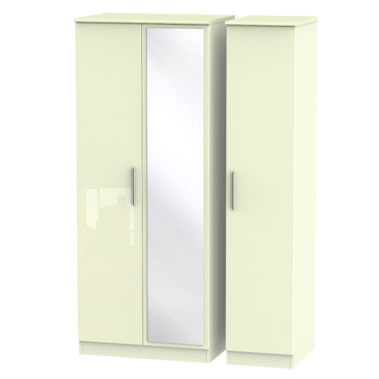 Michigan 3 Door Mirror Wardrobe