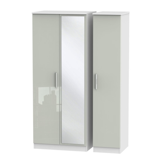 Michigan 3 Door Mirror Wardrobe