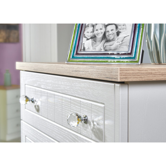 Palermo Standard 4 Door 4 Drawer Mirrored Wardrobe