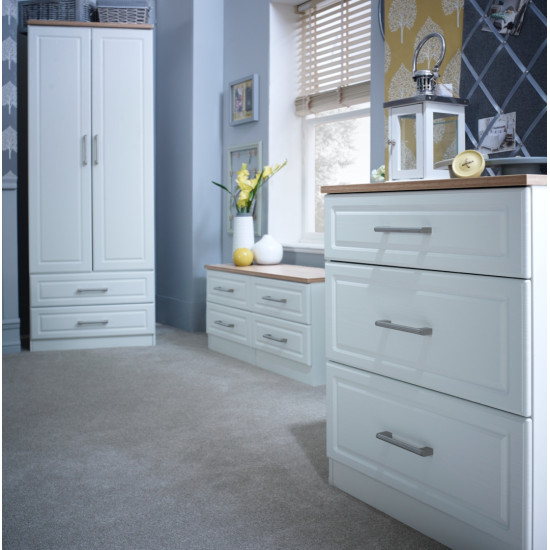 Dover 4 Door 2 Drawer Mirrored Wardrobe