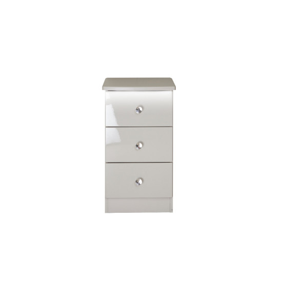 Lotus 3 Drawer Bedside