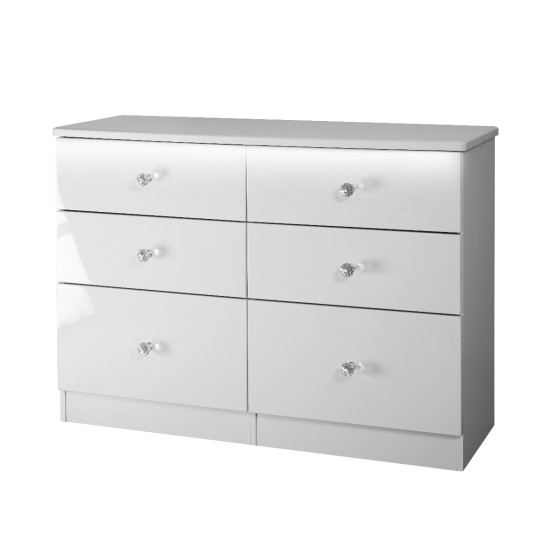 Lotus 6 Drawer Midi Chest
