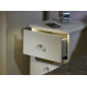 Lotus 3 Drawer Bedside