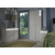 Lotus 3 Drawer Bedside
