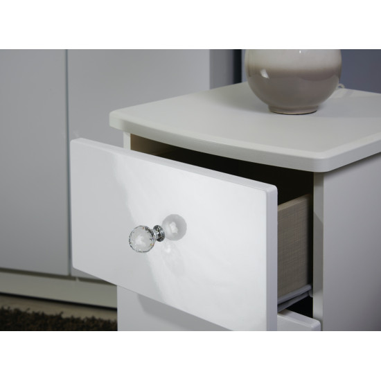 Lotus 3 Drawer Bedside
