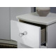 Lotus 3 Drawer Bedside