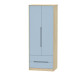 Munich Tall 2 Drawer Wardrobe