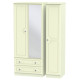 Snowdon 3 Door 2 Drawer Mirrored Wardrobe