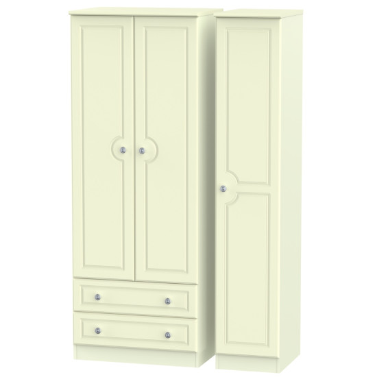 Snowdon Tall 3 Door 2 Drawer Wardrobe