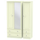 Snowdon 3 Door 4 Drawer Mirrored Wardrobe