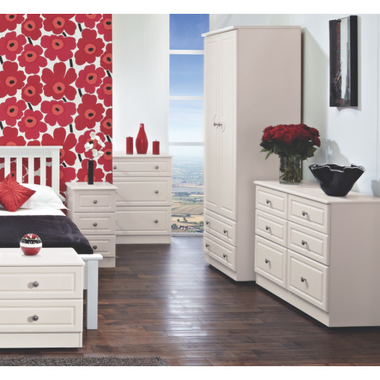 Snowdon 3 Door 2 Drawer Mirrored Wardrobe