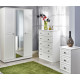 Snowdon 3 Door 2 Drawer Mirrored Wardrobe