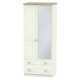 Palermo Standard 2 Drawer Mirrored Wardrobe