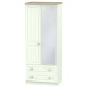 Palermo Standard 2 Drawer Mirrored Wardrobe
