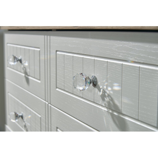 Palermo Standard 4 Door 4 Drawer Mirrored Wardrobe