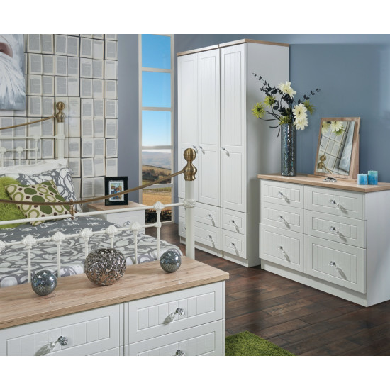 Palermo Standard 4 Door 4 Drawer Mirrored Wardrobe