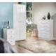 Aberdeen Tall 4 Door 2 Drawer Mirrored Wardrobe