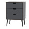 Beijing 3 Drawer Midi Chest