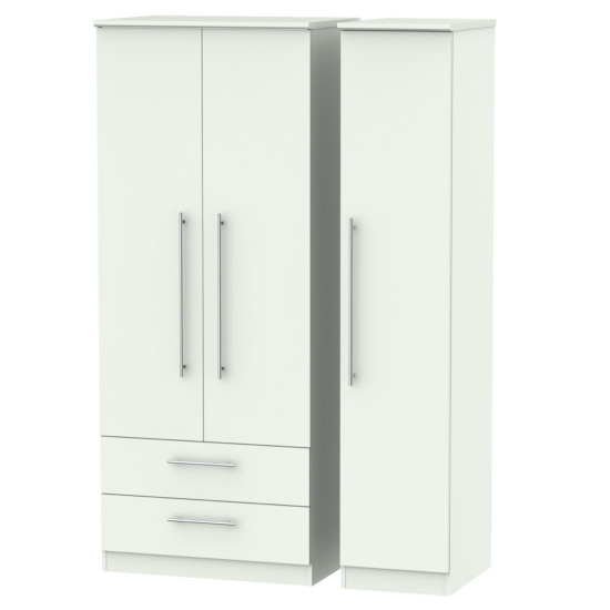 Harlech 3 Door 2 Drawer Wardrobe